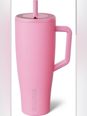 RARE BrüMate Era 40 oz Tumbler with Handle and Straw | 100% Leakproof / primrose